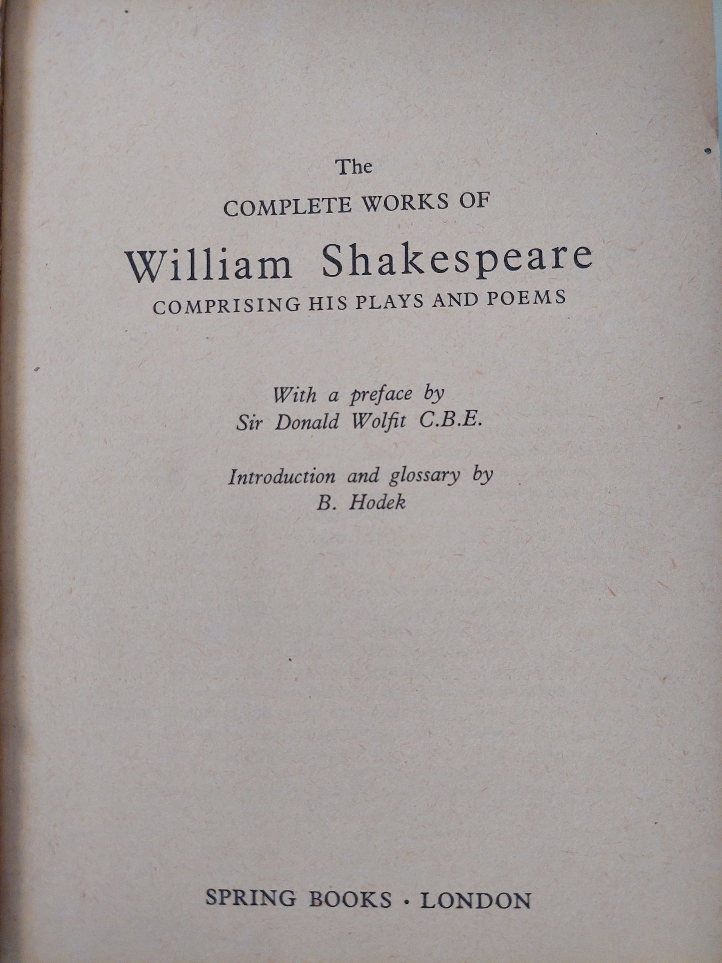 The Complete Works of Shakespeare - هارد كفر