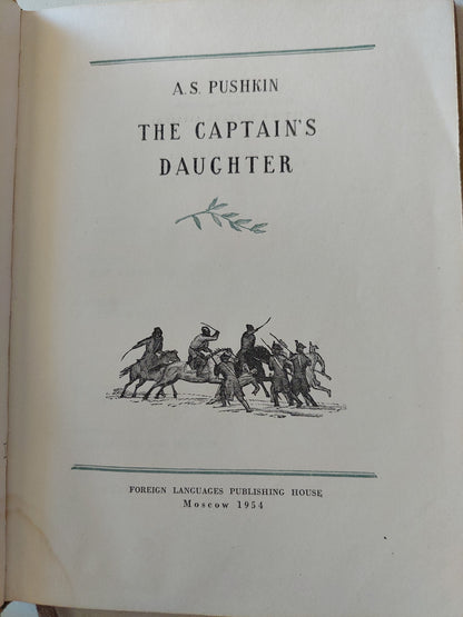 The Captain's daughter / A S Pushkin - موسكو ١٩٥٤ / هارد كفر