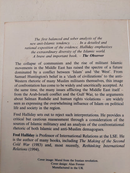 Islam & the myth of confrontation / Fred Halliday