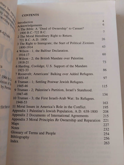 America and the founding of Israel: An investigation of the morality of America's role / John W Mulhall