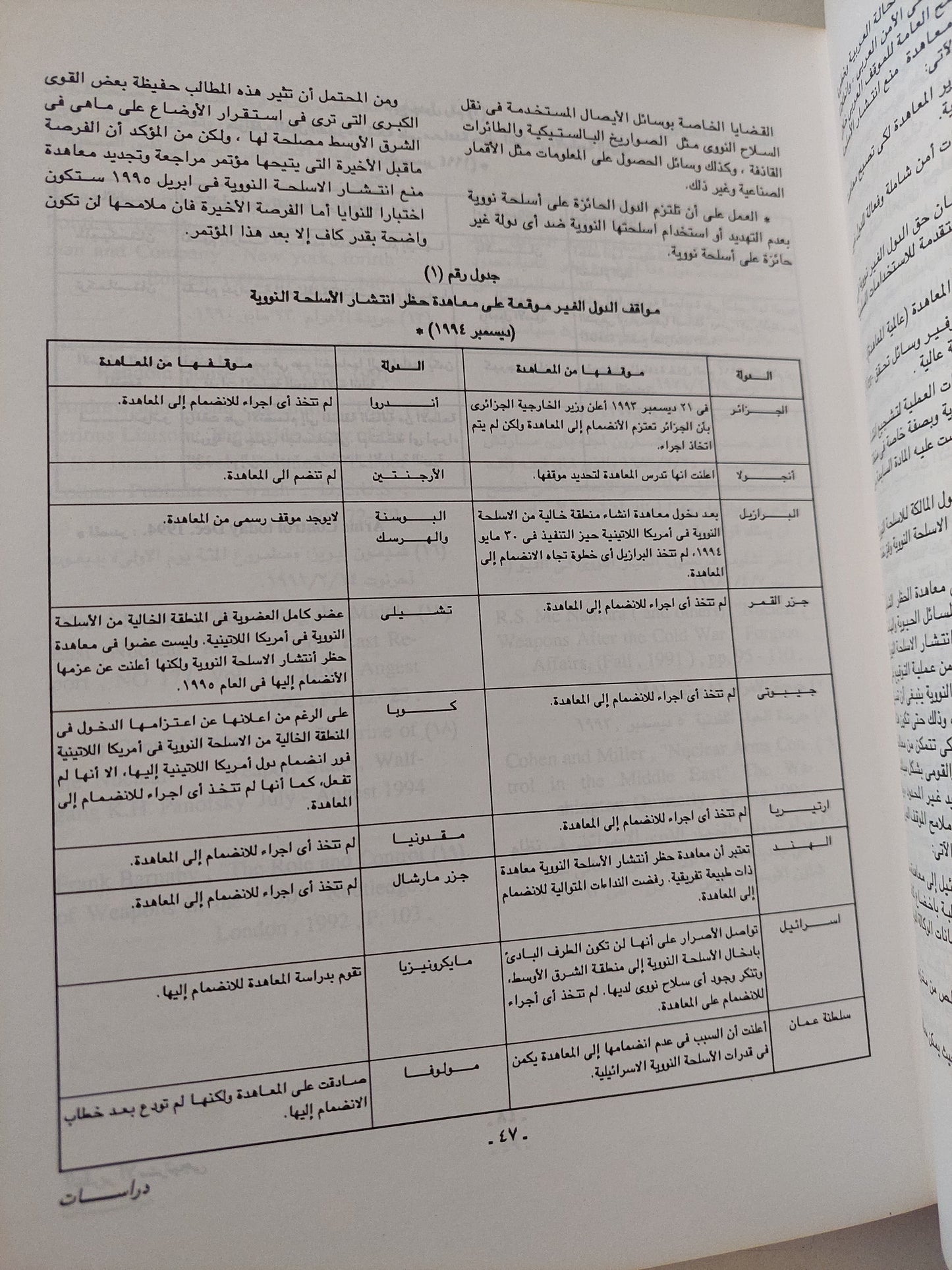 التقرير الإستراتيجى العربى 1993 - قطع كبير