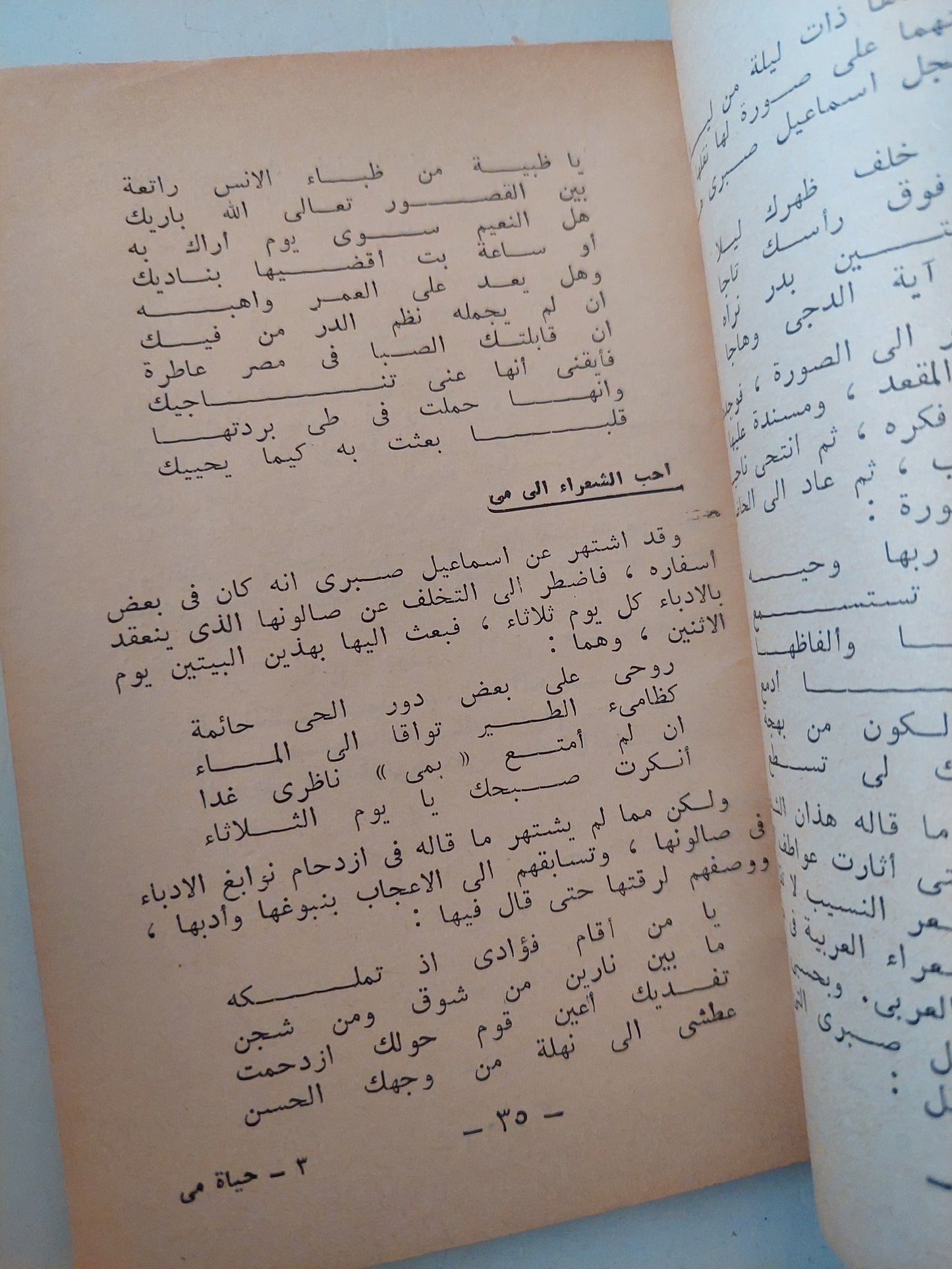 أطياف من حياة مى / طاهر الطناحى