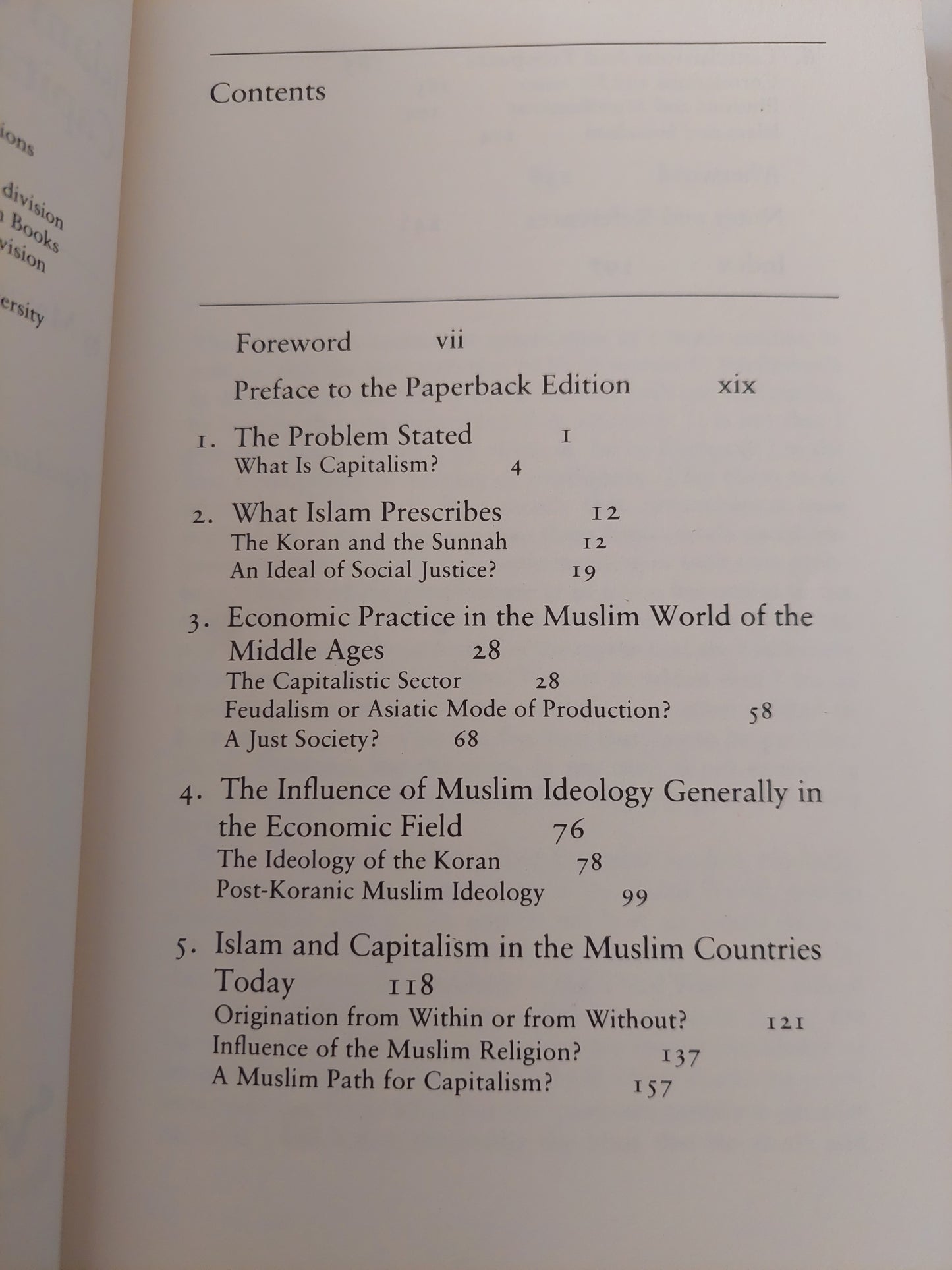 Islam and Capitalism / Maxime Rodinson