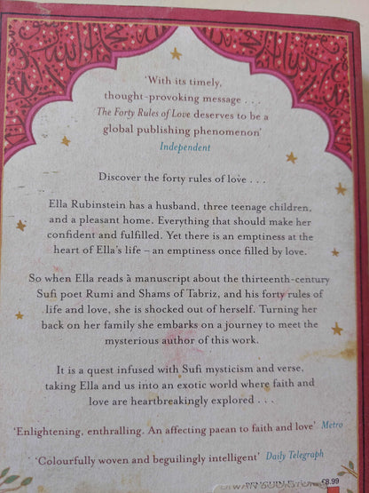 The forty rules of love / Elif Shafak