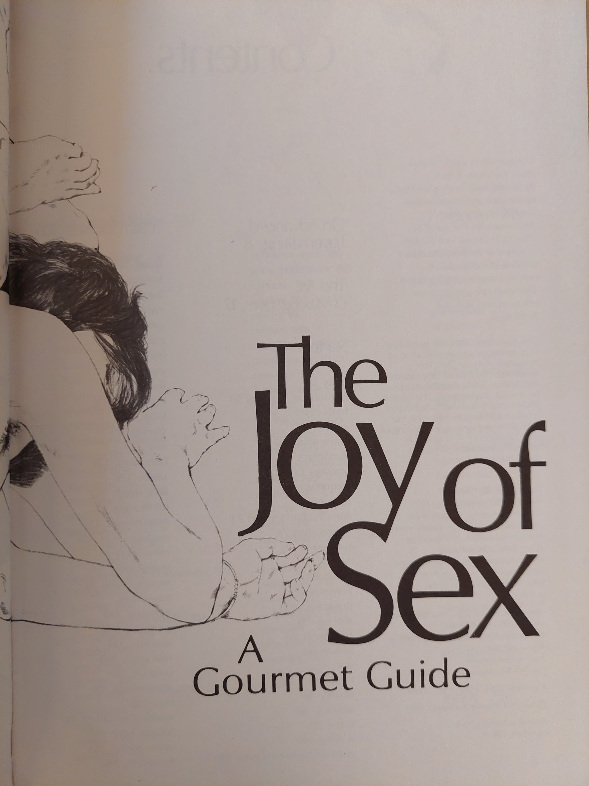 The joy of sex .. a Gourmet guide - هارد كفر / ملحق بالصور