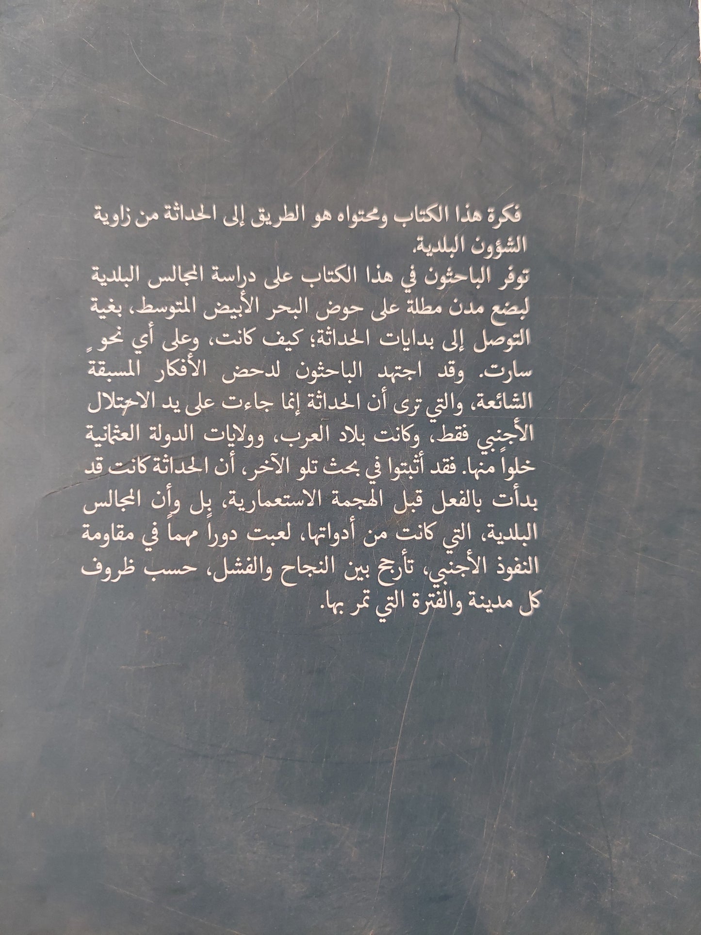 المجالس البلدية فى حوض البحر الأبيض المتوسط  / نورا لافى