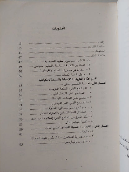 التفكير السياسى والنظرية السياسية والمجتمع المدنى / ستيفن ديلو