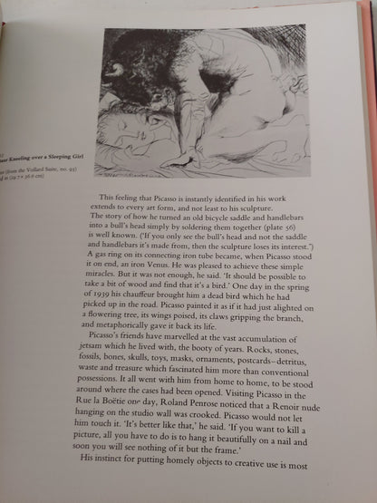 Picasso and his art / Denis Thomas -  قطع كبير ملحق بالصور / هارد كفر