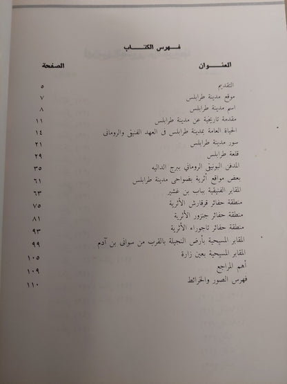 مدينة طرابلس .. منذ الإستيطان الفينيقى حتى العهد البيزنطى / محمود صديق أبو حامد ومحمود عبد العزيز النمس - ملحق بالصور