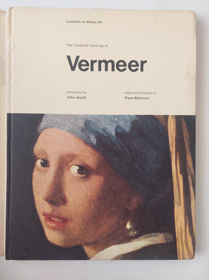 The complete paintings of Vermeer - قطع كبير هارد كفر/ ملحق بالصور