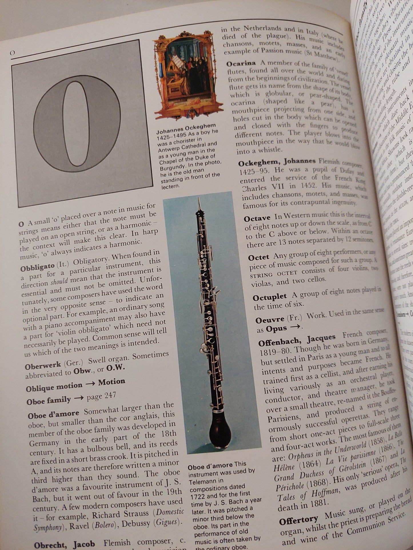 the Oxford junior companion to music - قطع كبير ملحق بالصور / هارد كفر ١٩٧٩