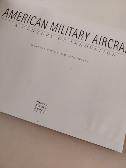 American Military Aircraft: A Century of Innovation - قطع كبير ملحق بالصور/ هارد كفر