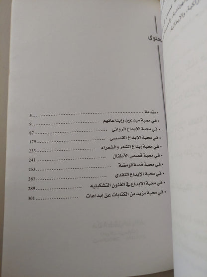 فى محبة الإبداع / يوسف الشارونى