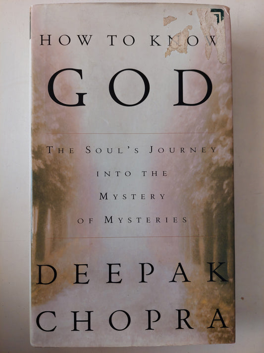 How to know God / Deepak Chopra - قطع كبير هارد كفر