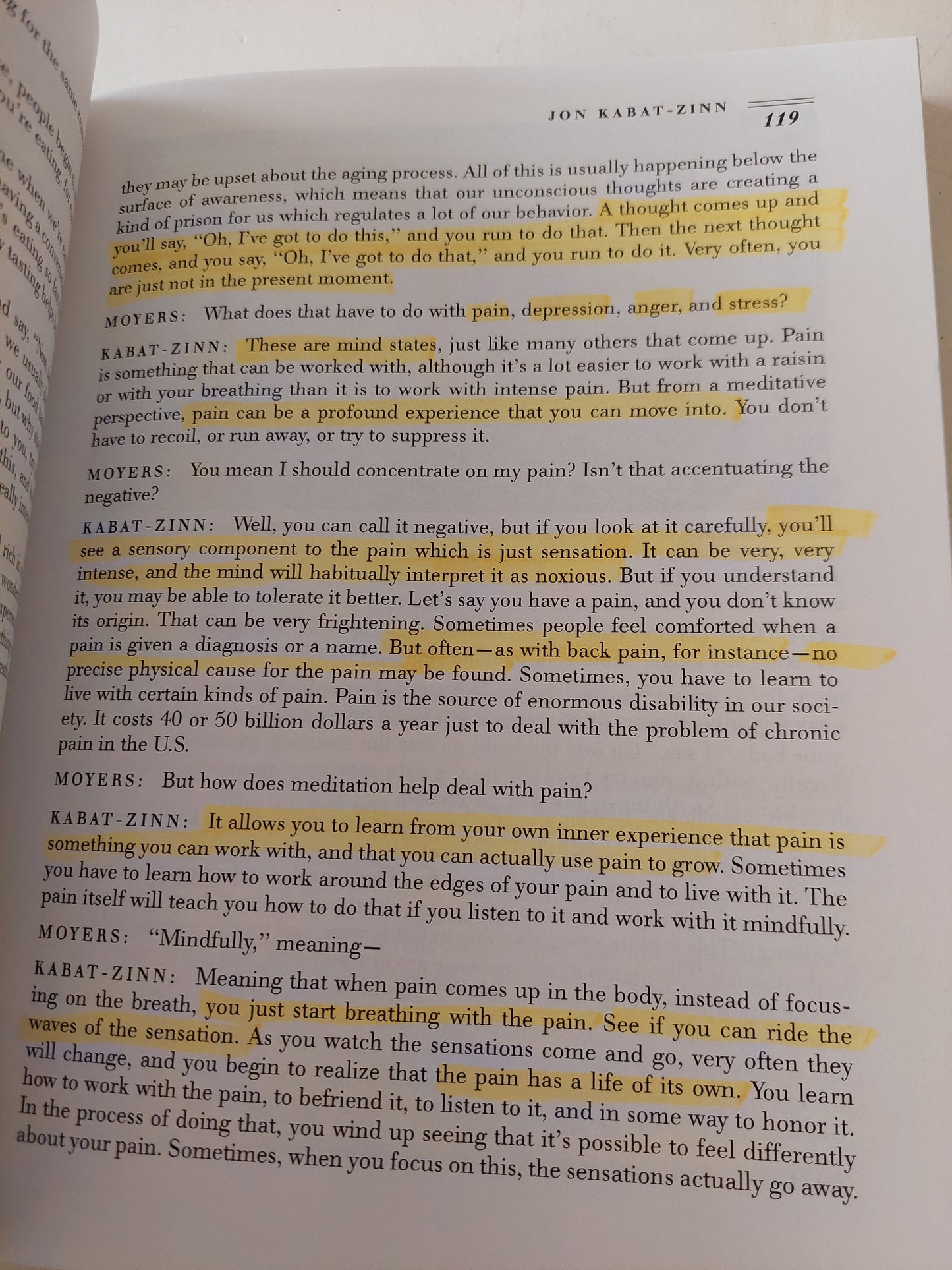 healing and the mind / Bill Moyers - قطع كبير ملحق بالصور