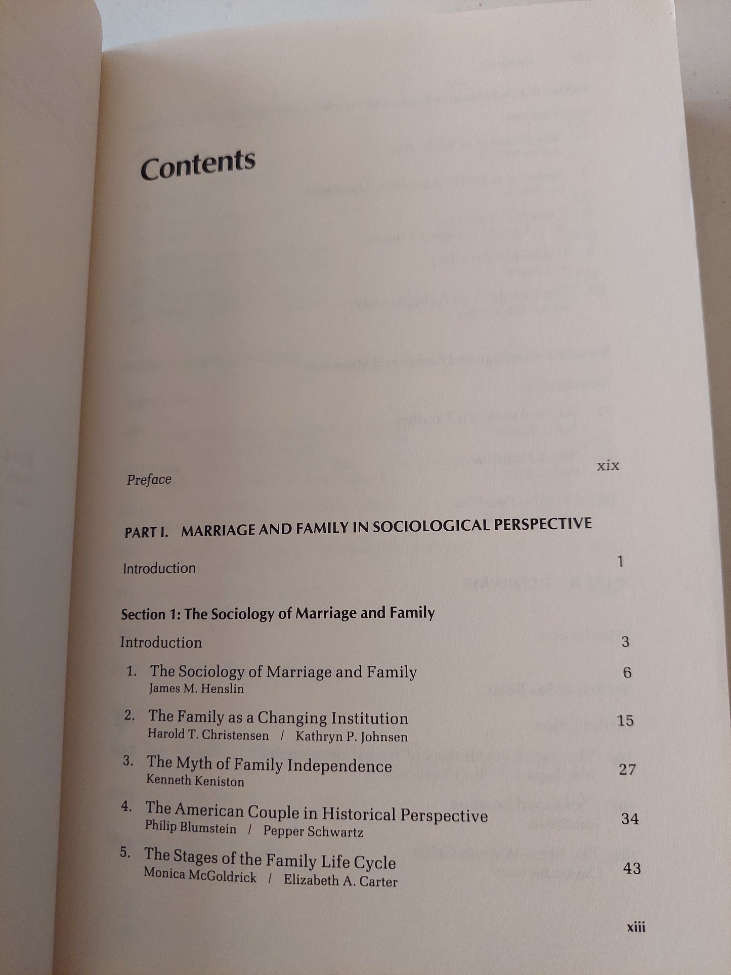 Marriage and family in a changing society / James M Henslin