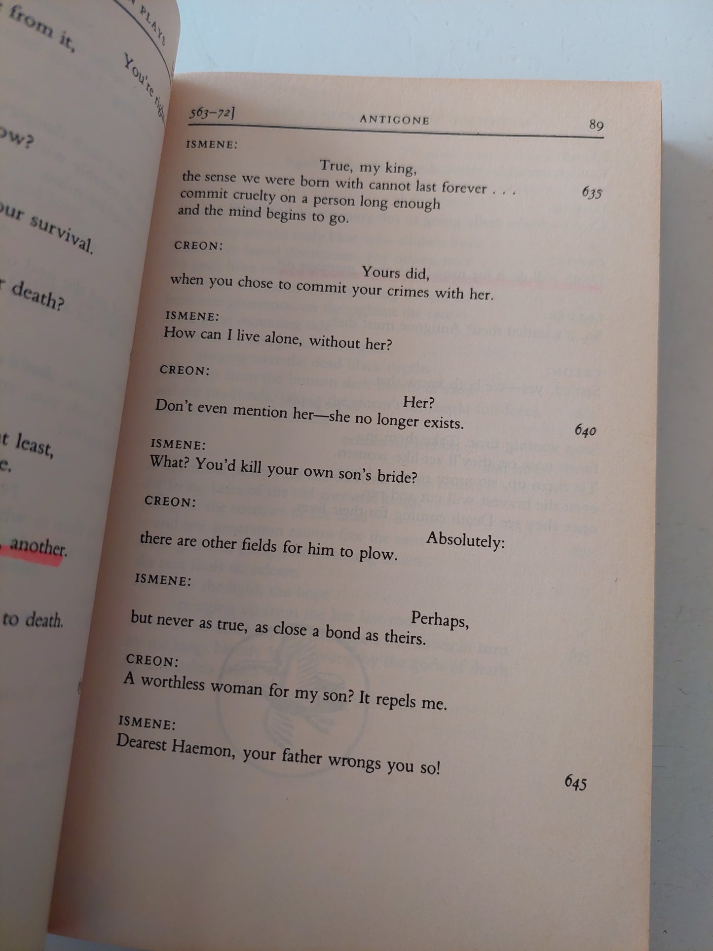 The three Theban plays .. Antigone , Oedipus the king Oedipus at Colonus / Sophocles