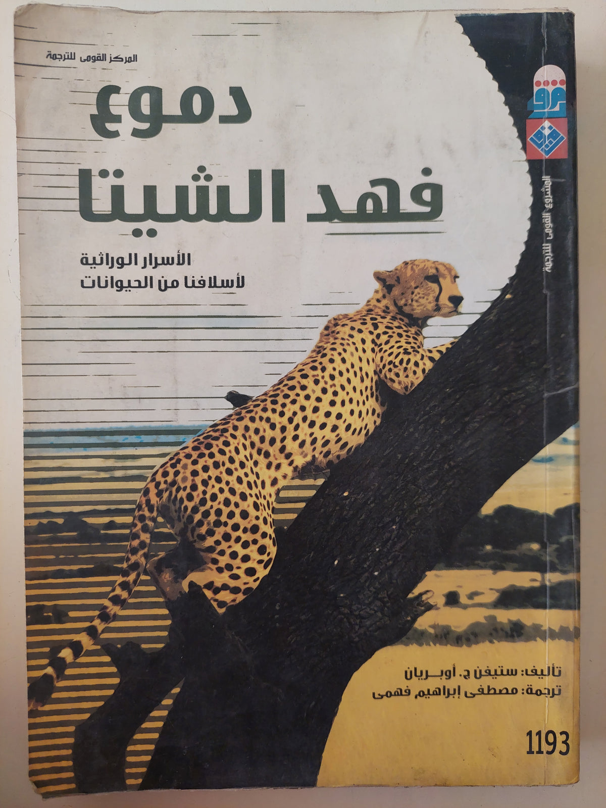 دموع فهد الشيتا .. الأسرار الورائية لأسلافنا من الحيوانات / ستيفن أوبراين - متجر كتب مصرمتجر كتب مصر