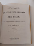 Dictionary and Glossary of the Koran / John Pexrice - هارد كفر