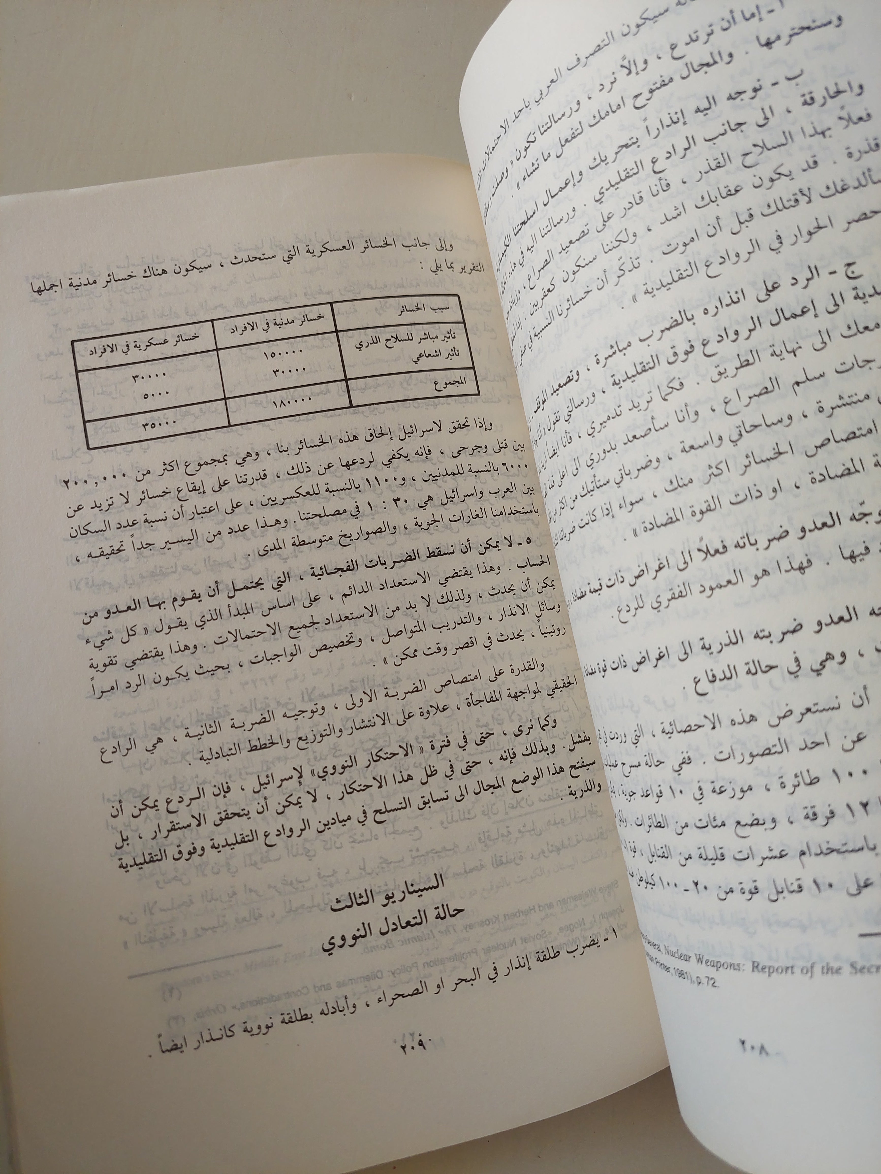 الصراع العربى الإسرائيلى بين الرادع التقليدى والرادع النووى / أمين حامد هويدى