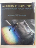 Modern Philosophy .. an anthology of primary sources / Roger Arlew & Frie Watkins - قطع كبير - متجر كتب مصرمتجر كتب مصر