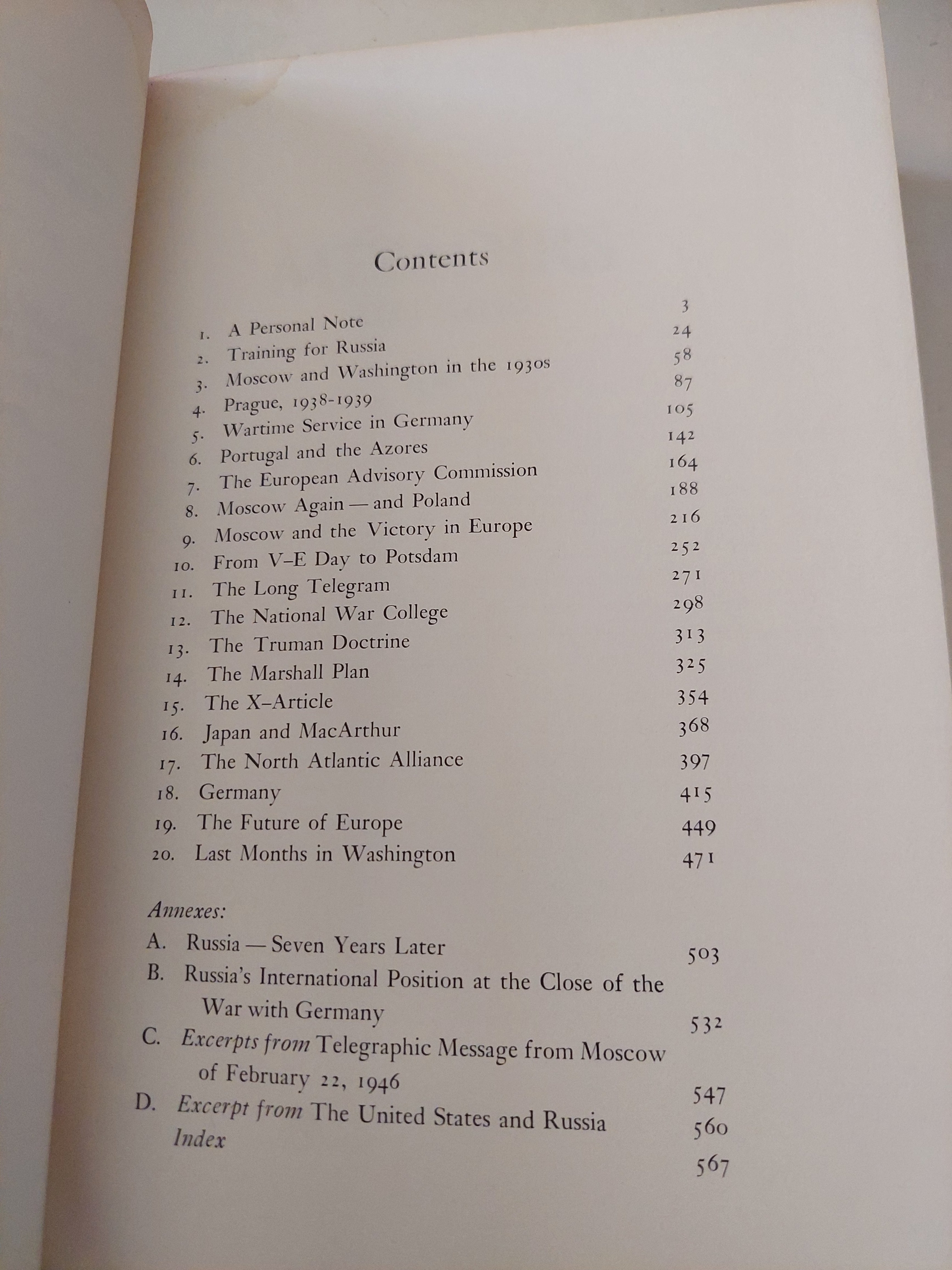 Memories 1925 - 1950 / George F. Kennan - هارد كفر ١٩٦٧ - متجر كتب مصرمتجر كتب مصر