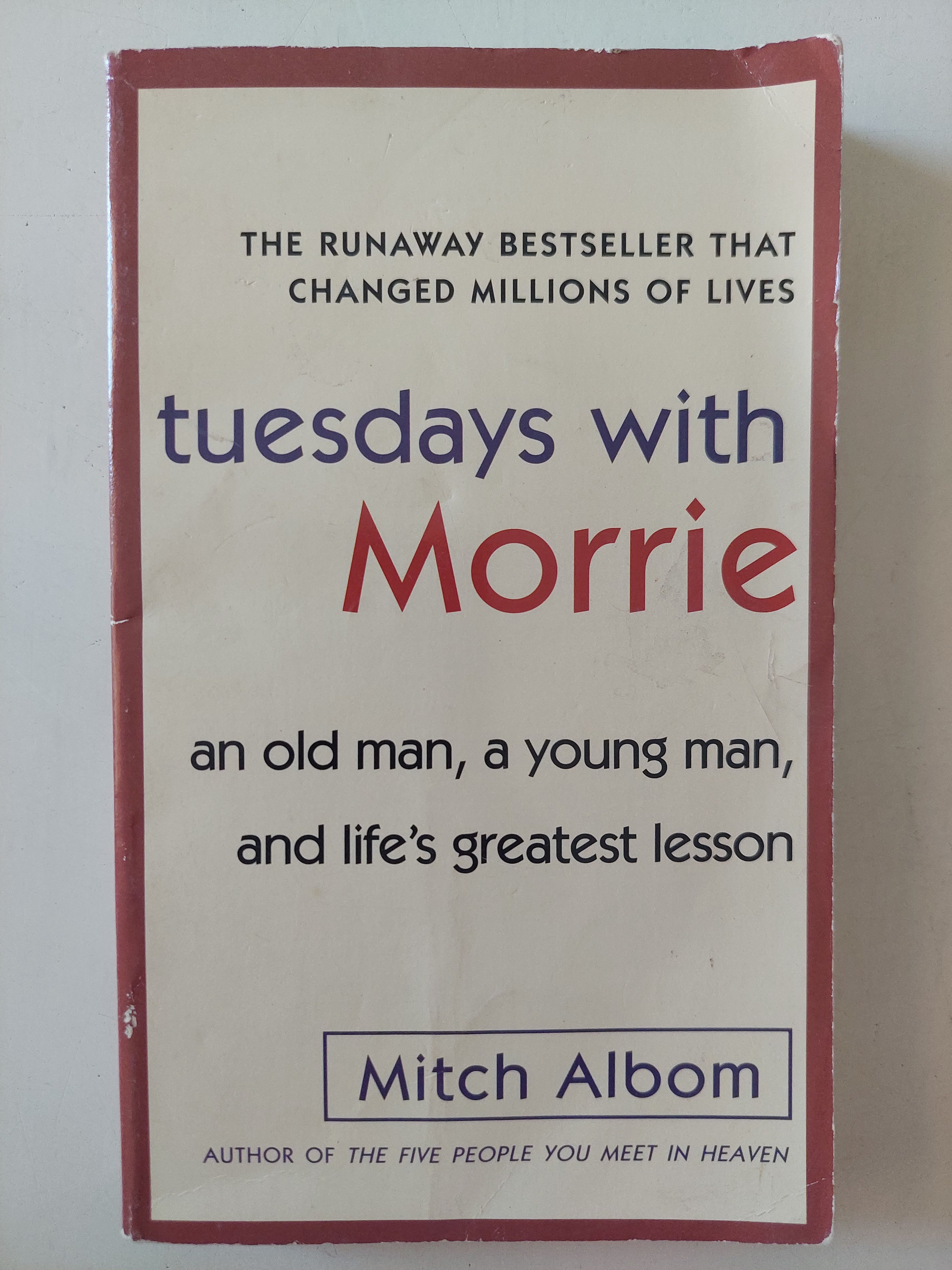 Tuesdays with Morrie / Mitch Albom - متجر كتب مصرمتجر كتب مصر