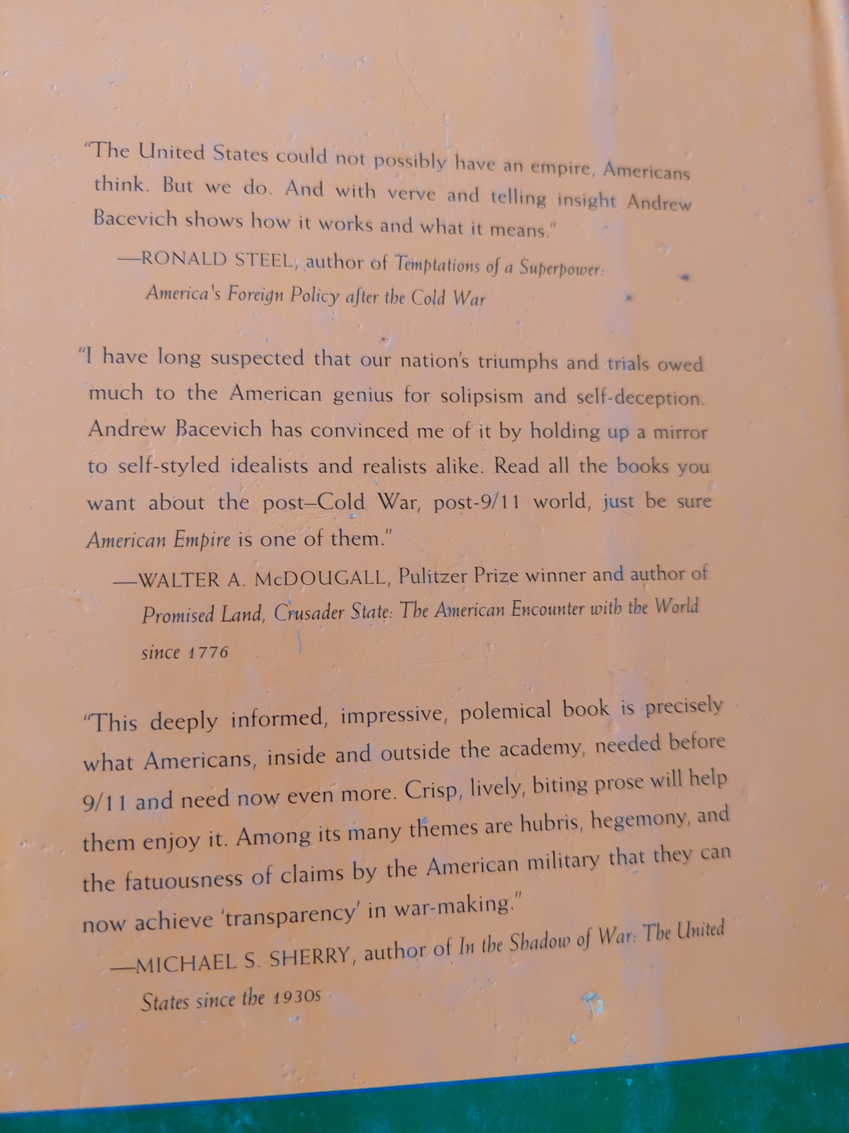 American Empire / Andrew Bacevich - هارد كفر - متجر كتب مصرمتجر كتب مصر