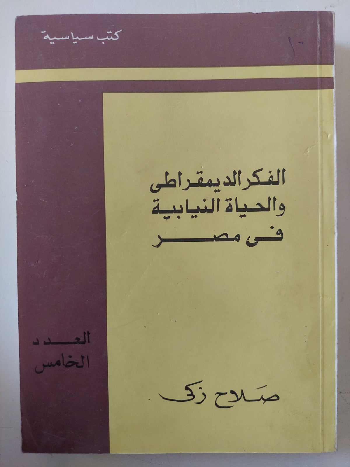 الفكر الديمقراطي والحياة النيابية في مصر / صلاح زكي
