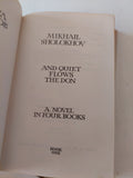 And Quiet Flow The Don / Mikhail Sholokhov - ٤ أجزاء هارد كفر / دار التقدم - موسكو ١٩٦٨