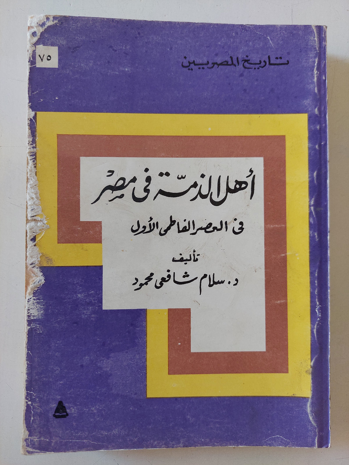 أهل الذمة فى مصر فى العصر الفاطمى الأول / سلام شافعى محمود