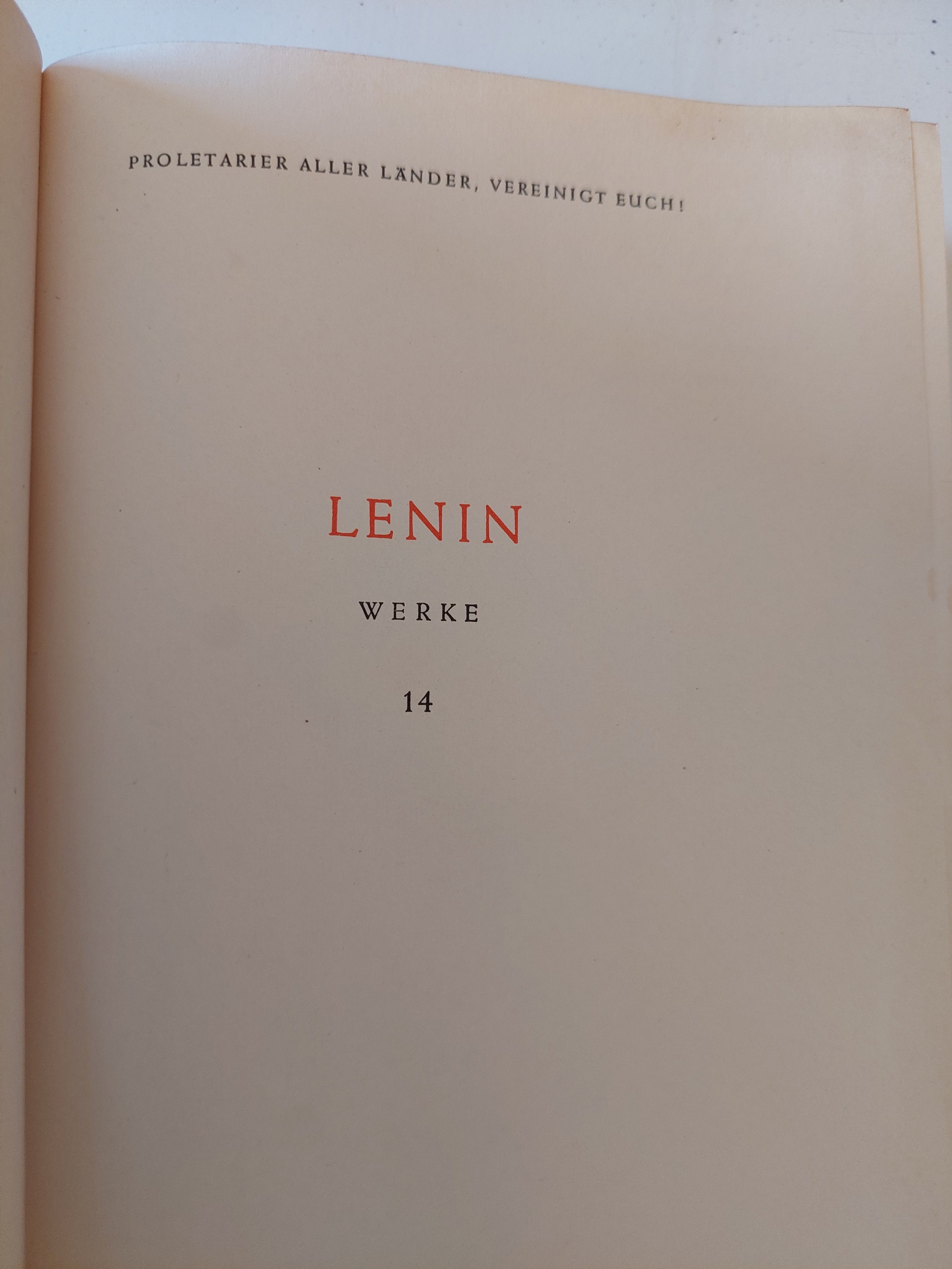 werke 14 / Lenin