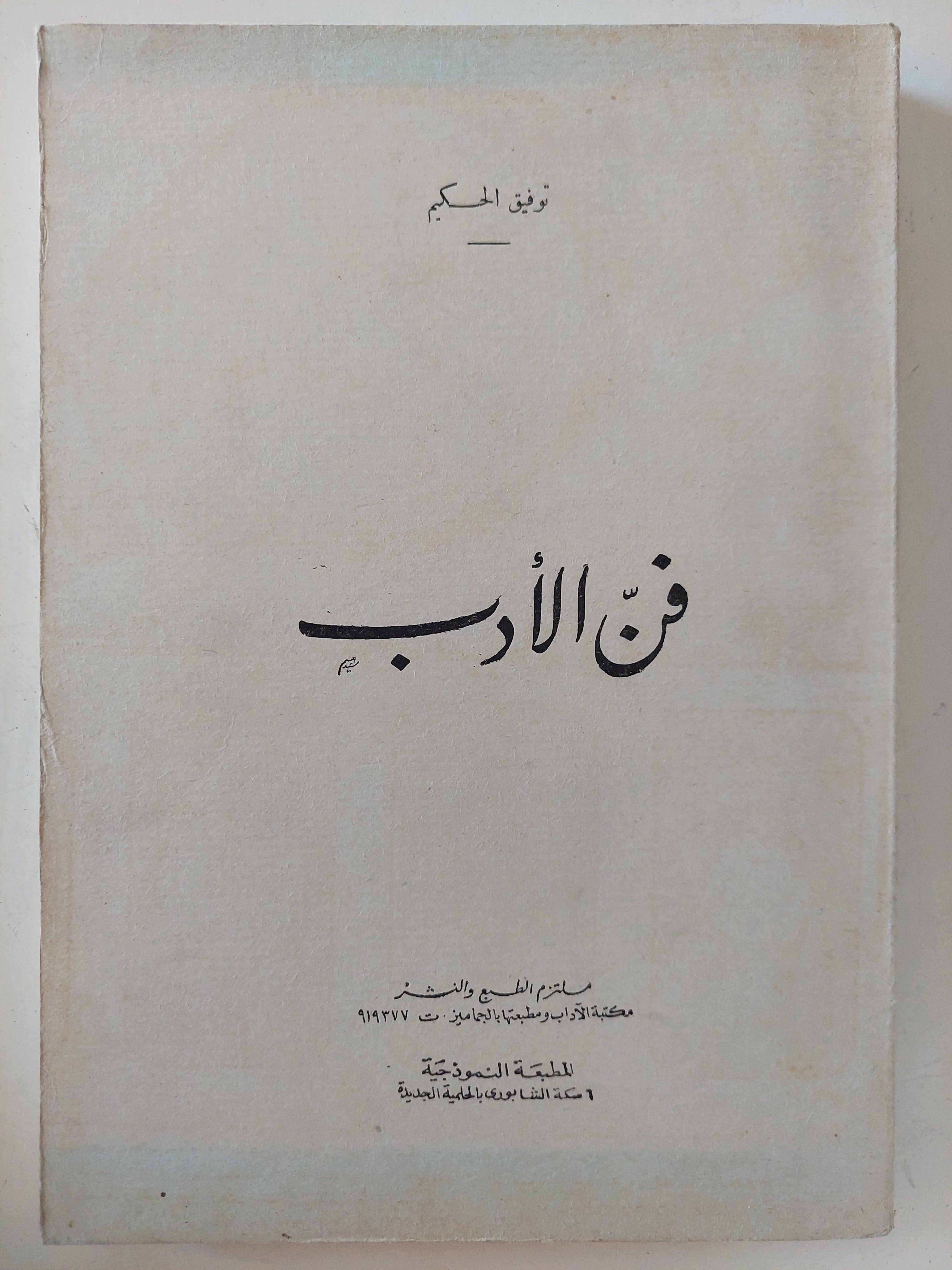 فن الأدب / توفيق الحكيم