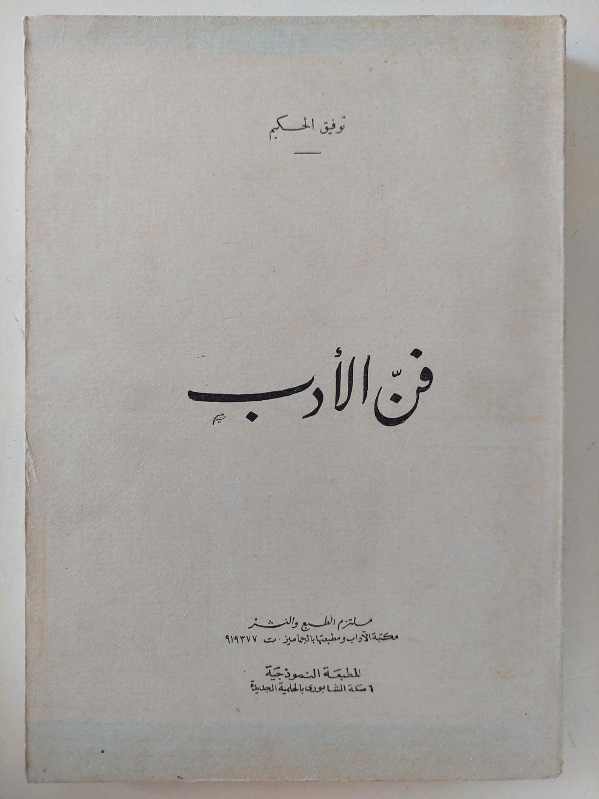 فن الأدب / توفيق الحكيم