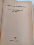 A dictionary of philosophy - هارد كفر ١٩٦٧ - متجر كتب مصر - متجر كتب مصر