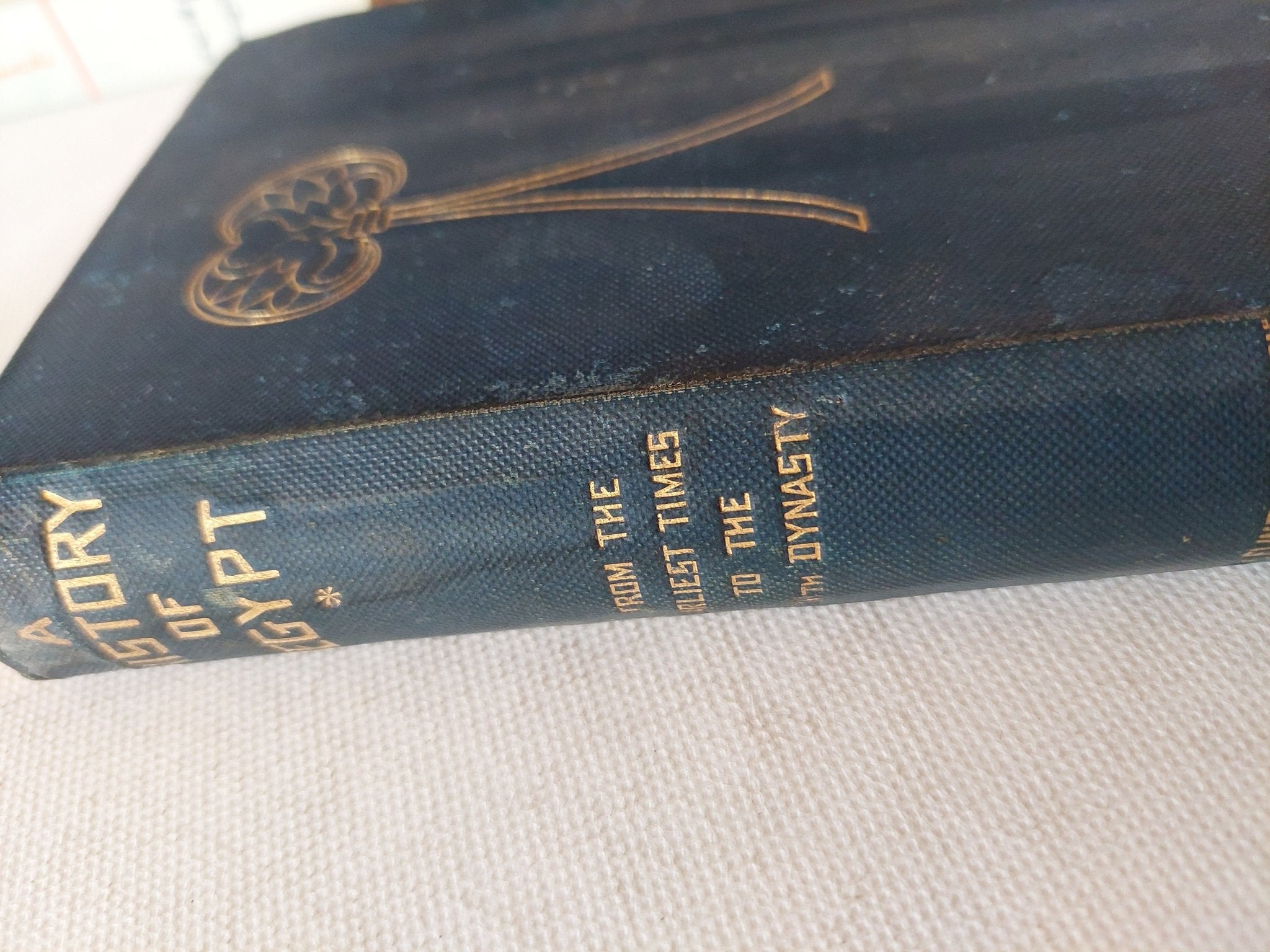 A history of Egypt from the 1st to he XVIth dynasty - هارد كفر ملحق بالصور - متجر كتب مصر - متجر كتب مصر