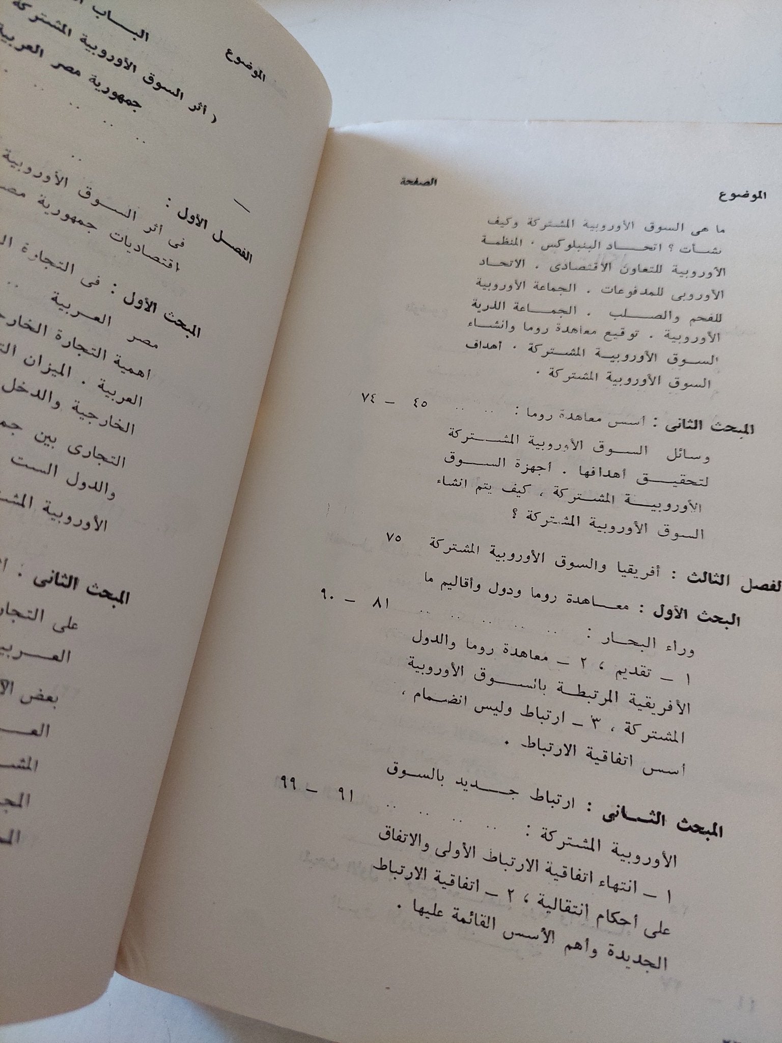 أثر السوق الأوروبية المشتركة على اقتصاديات جمهورية مصر العربية / محمد شفيق عبد الفتاح - متجر كتب مصرمتجر كتب مصر