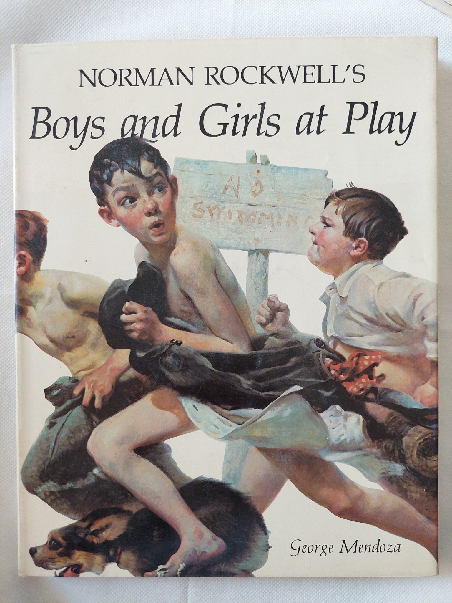 Boys and girls at play / George Mendoza - قطع كبير ملحق بالصور / هارد كفر - متجر كتب مصر - متجر كتب مصر