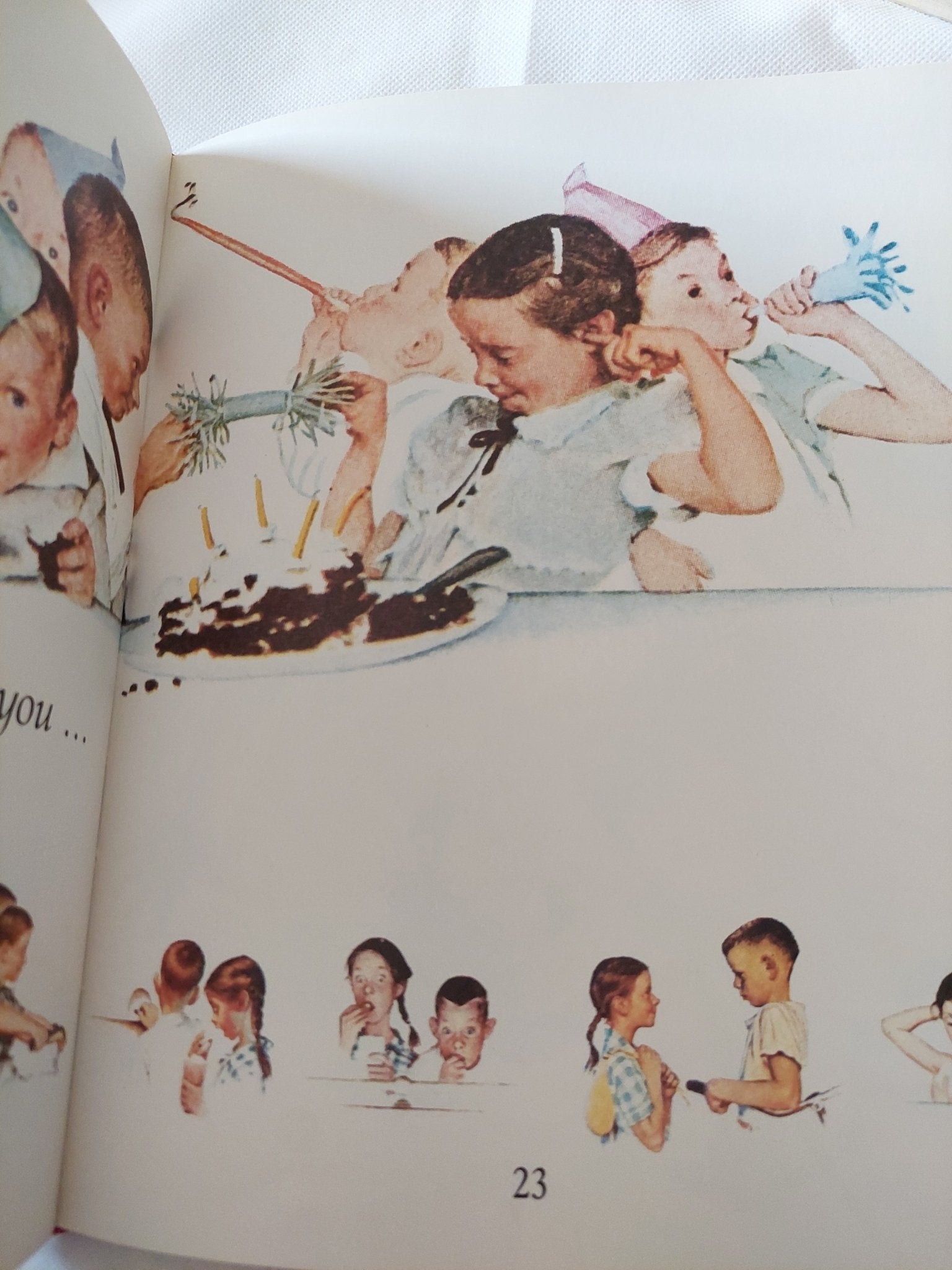 Boys and girls at play / George Mendoza - قطع كبير ملحق بالصور / هارد كفر - متجر كتب مصر - متجر كتب مصر