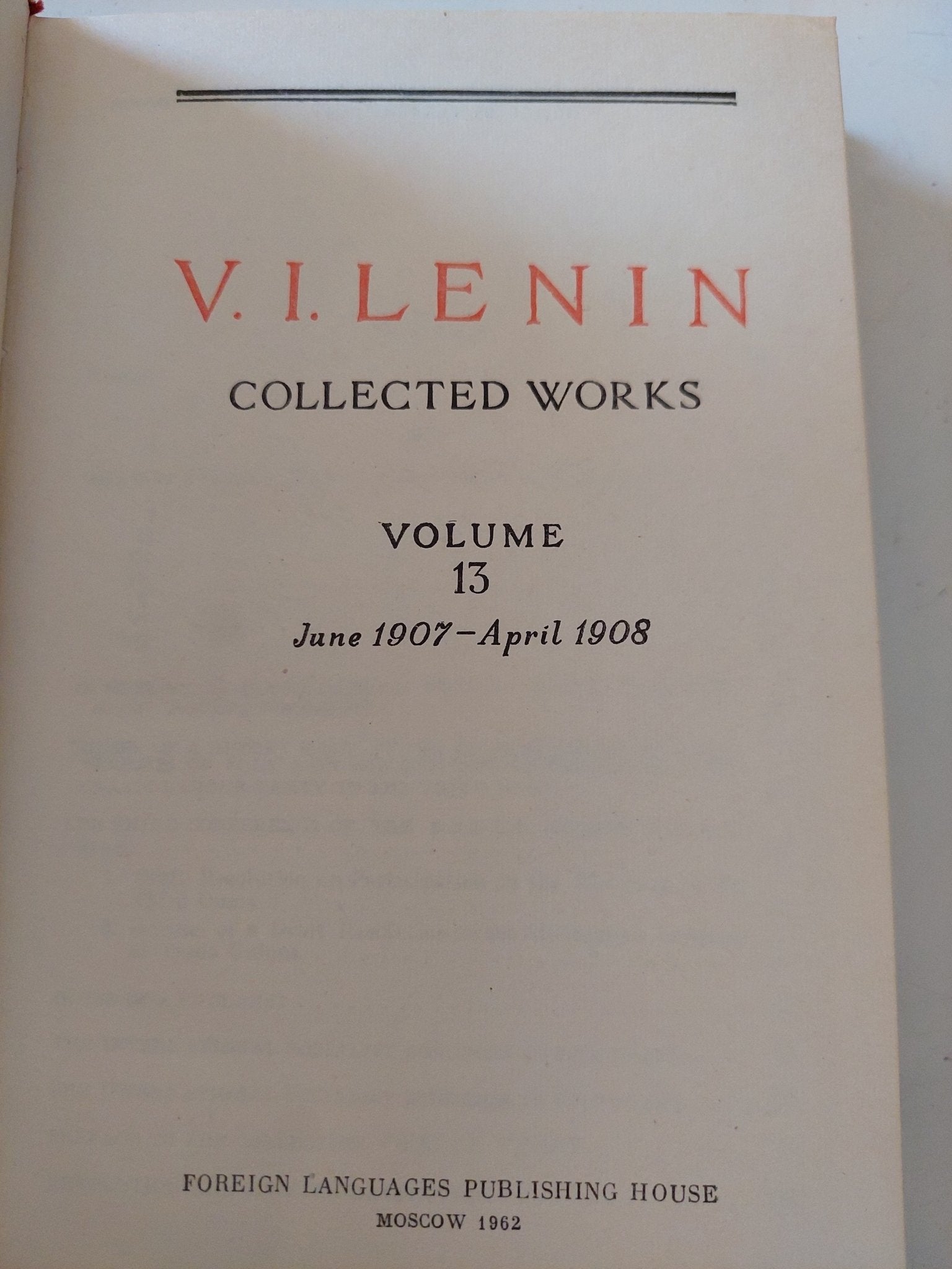 Collected works Vol 13 / Vladimir Lenin - هارد كفر - متجر كتب مصر - متجر كتب مصر