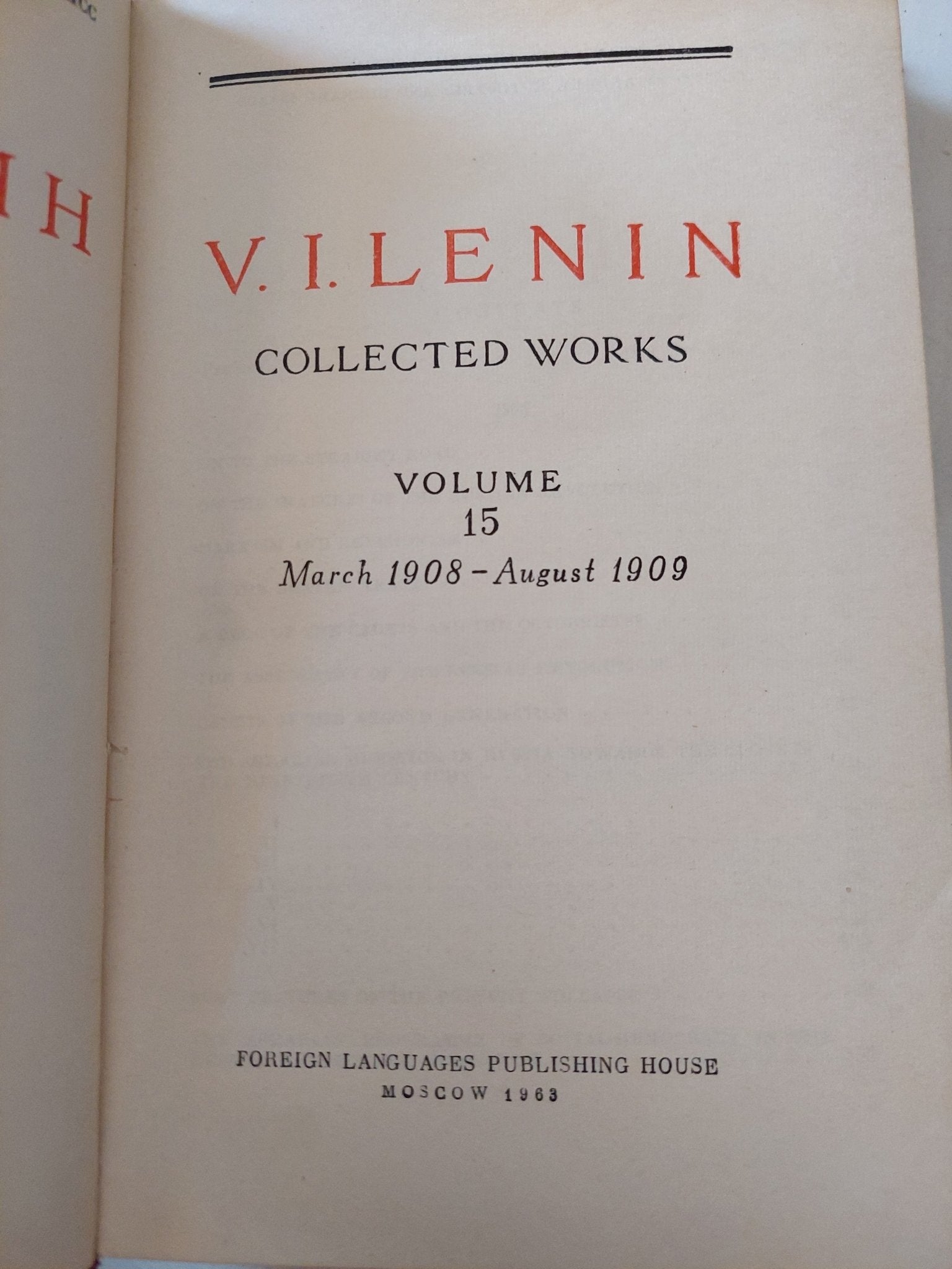 Collected works Vol 15 / Vladimir Lenin - هارد كفر - متجر كتب مصر - متجر كتب مصر