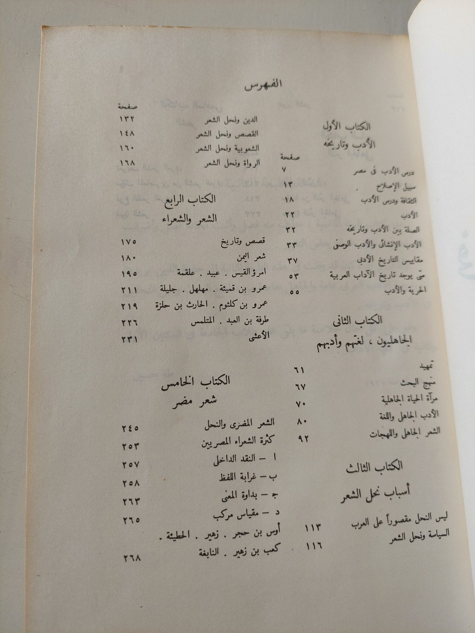 في الأدب الجاهلي / طه حسين + ملحق معه قرار النيابة في كتاب الشعر الجاهلي / هارد كفر - متجر كتب مصر - متجر كتب مصر
