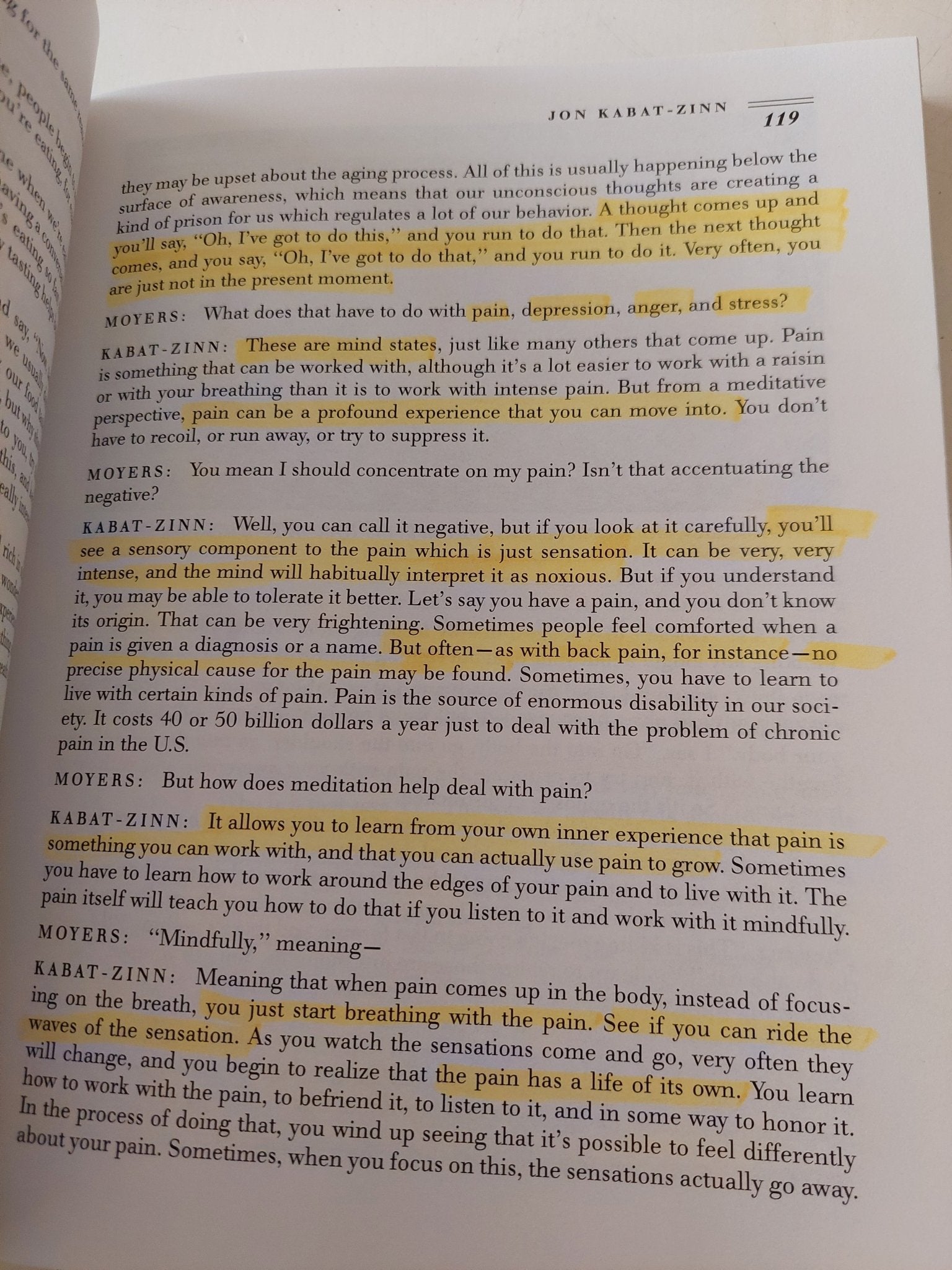 healing and the mind / Bill Moyers - قطع كبير ملحق بالصور - متجر كتب مصر - متجر كتب مصر
