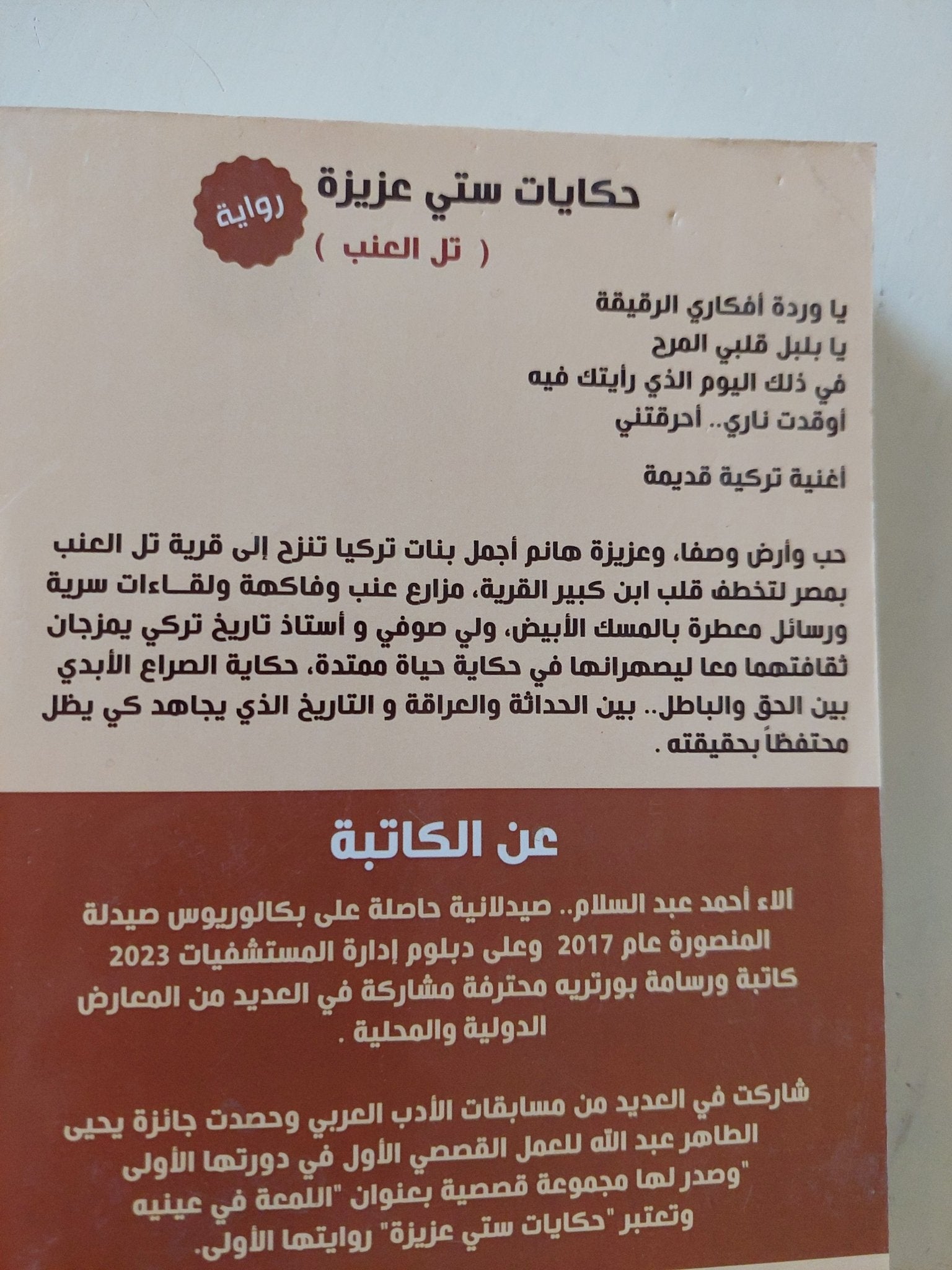 حكايات ستى عزيزة إهداء خاص من المؤلف الاء أحمد عبد السلام - متجر كتب مصر - المكتبة الفلسفية