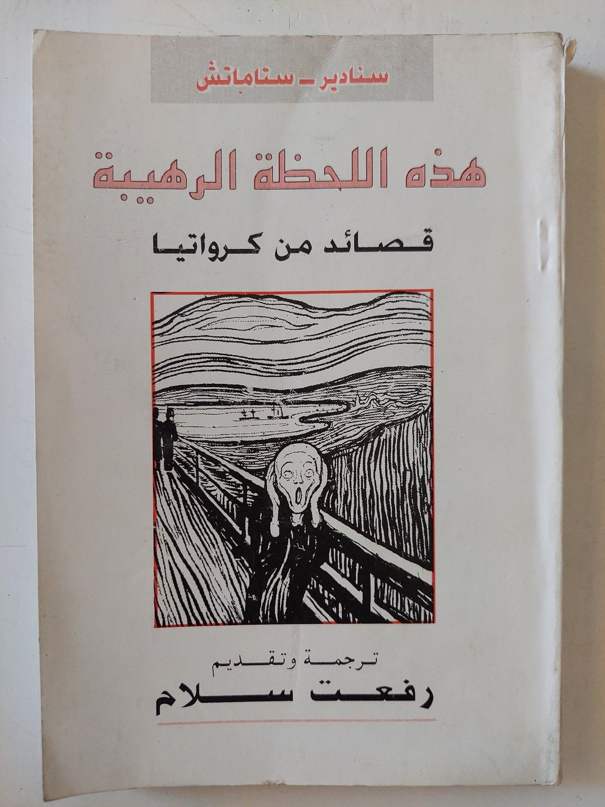 هذة اللحظة الرهيبة .. قصائد من كرواتيا / سنادير ستاماتش - إهداء خاص - متجر كتب مصر - المكتبة الفلسفية