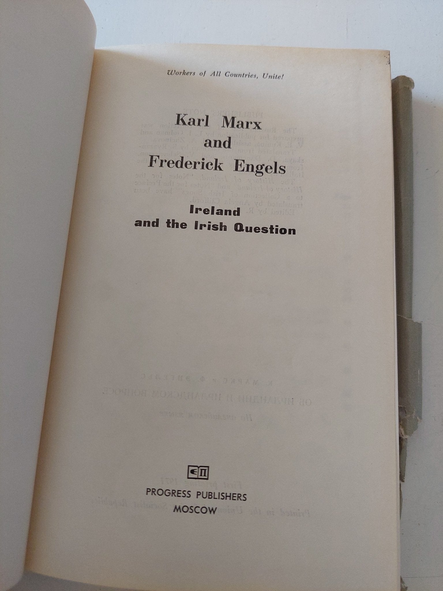 Ireland and the Irish question / Marx & Engels - هارد كفر - متجر كتب مصر - متجر كتب مصر