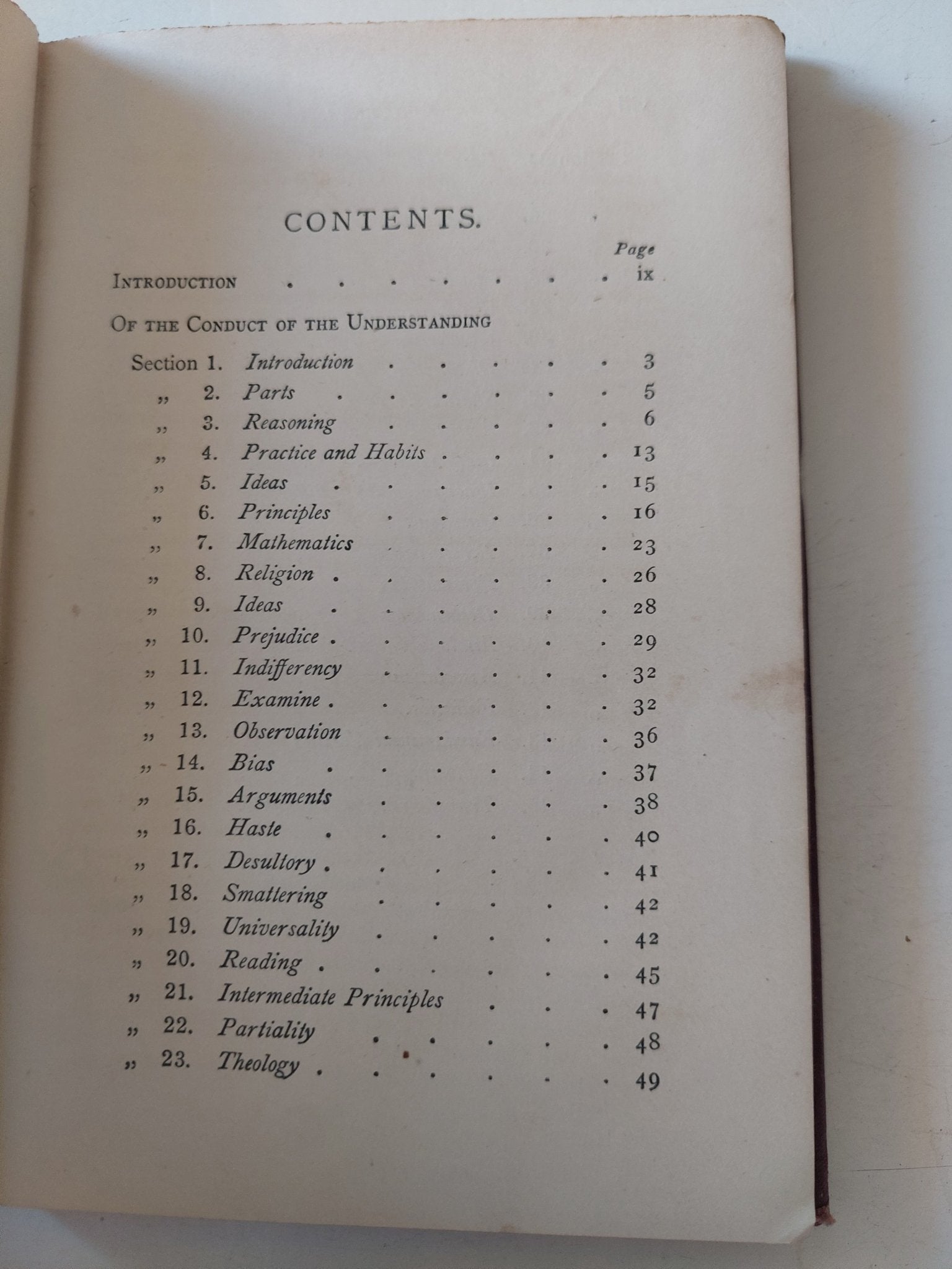 Locke's conduct of the understanding / Thomas Fowler - متجر كتب مصر - متجر كتب مصر