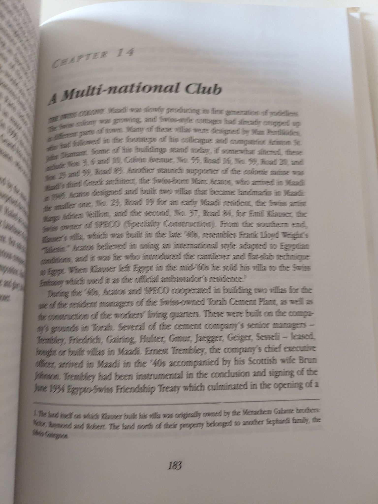 Maadi 1904 - 1962 .. Society and history in a Cairo suburb / Samir Raafat - ملحق بالصور - متجر كتب مصر - متجر كتب مصر