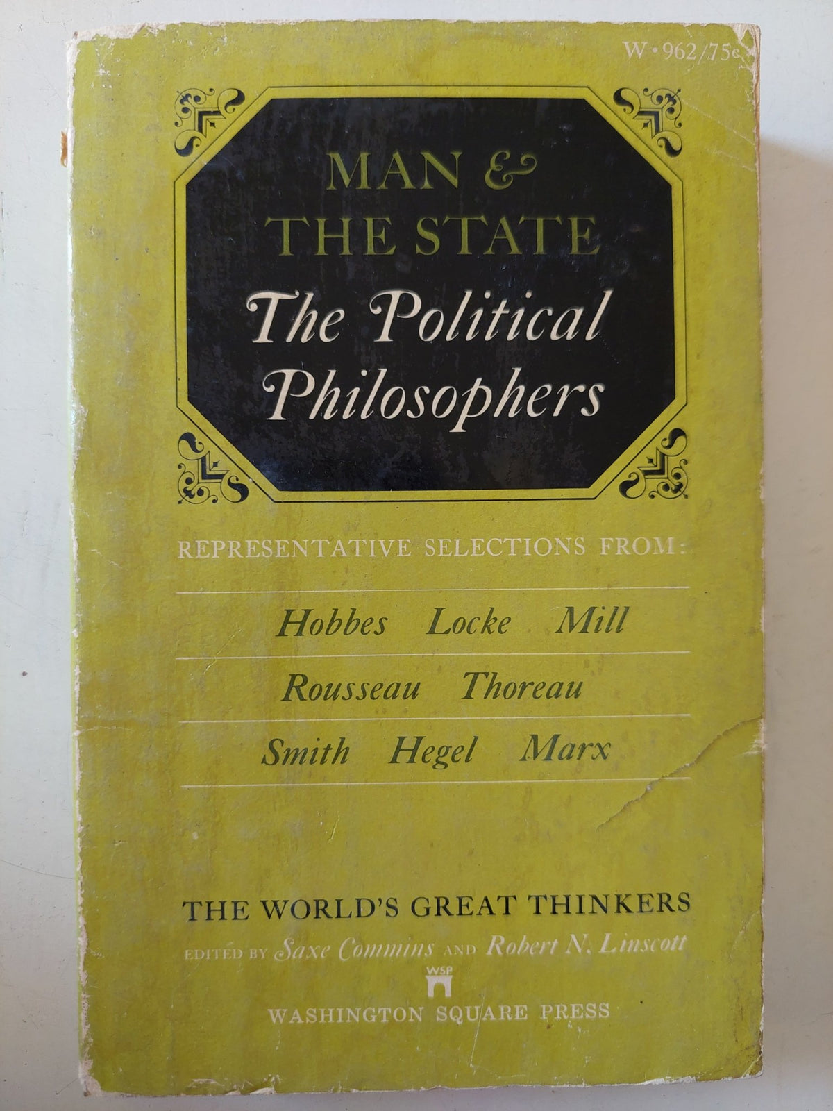 man & the state .. the political philosophers - متجر كتب مصر - متجر كتب مصر