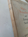 Marx , Proudhon and European socialism / J. Hampden Jackson - هارد كفر - متجر كتب مصر - متجر كتب مصر